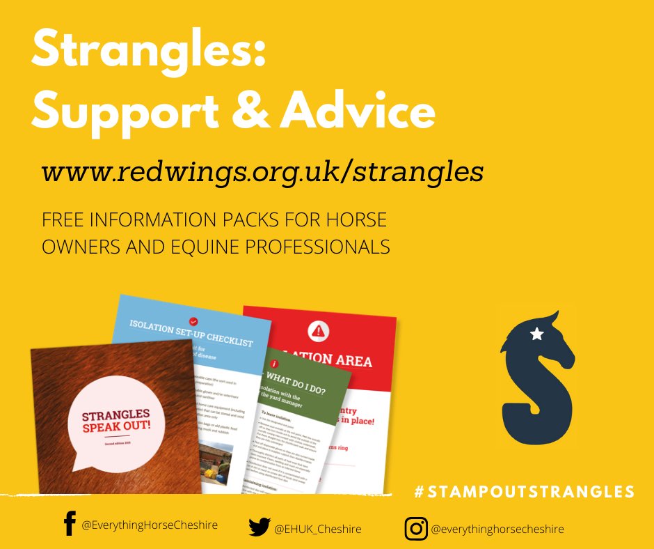 EHUK_Cheshire's tweet image. Strangles Awareness Week brings with it a whole load of accessible and free resources for horse owners and industry professionals! 🦠 #SAW2020 #TogetherWeCan #StampOutStrangles

Find out more about the highlight week and how to pledge your support here &amp;gt;&amp;gt; ow.ly/oWXP50zuR3D