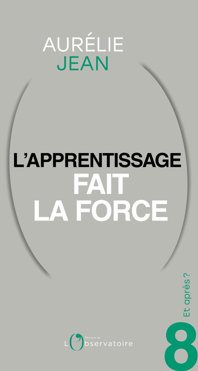 RomainMOUTON's tweet photo. « L’apprentissage fait la force » 💪🏼
Hâte de lire le nouvel essai d’@Aurelie_JEAN le 14 mai en version électronique 👨🏻‍💻 @EdLObservatoire 
Un titre inspirant 🙏🏼 https://t.co/iZLCq5U39g