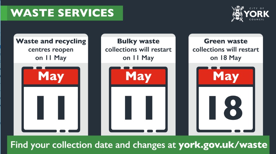 Vans, trailers and pickups will be treated as commercial waste and charged. For more information visit york.gov.uk/COVIDWasteAndR…