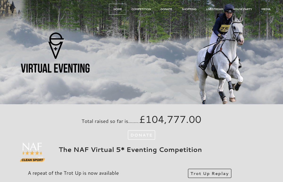 We are thrilled to be Associate Sponsors for the fabulous Virtual Eventing. Did you see last nights hilarious trot-up? You can catch the replay on the Virtual Eventing website or tune in now for day one of the dressage. 
For the duration of the event we are offering FREE delivery