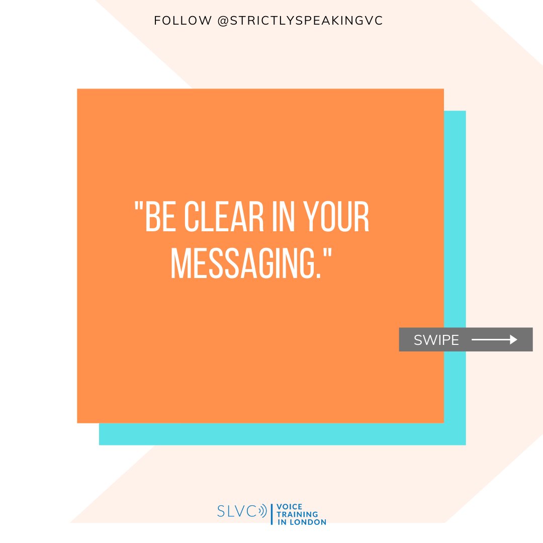 slvcvoicecoach's tweet image. THE 5 THINGS YOU NEED TO SPEAK WITH IMPACT!💪💡 
Click for full post and all 5 tips: bit.ly/2YGPEep

#voicecoach #coaching #vocaldevelopment #impact #authenticity #confidence #leadership #beingheard #communication #publicspeaking #speaker #training #personaldevelopment