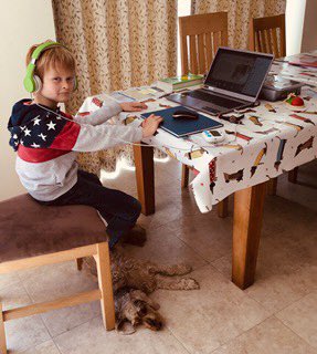 NorwichLowerSch's tweet photo. We’ve had some more great pictures of #petsofNS from Lower School pupils! Here’s Frankie ‘helping’ Rowan with his history... https://t.co/EDpwhjushe