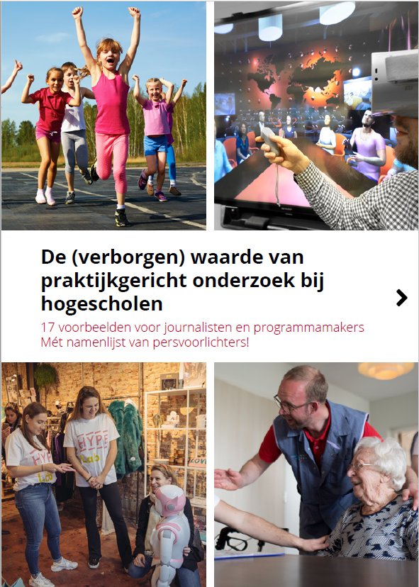 Ook in coronatijd blijkt de grote waarde van praktijkgericht onderzoek voor maatschappelijke vraagstukken. Daarom voor de Nederlandse pers: deze publicatie, een uitnodiging om op zoek te gaan naar de kennis en expertise van 37 hogescholen. https://t.co/i6LZ6CUyol @Ver_Hogescholen https://t.co/7V0qeW2c7d