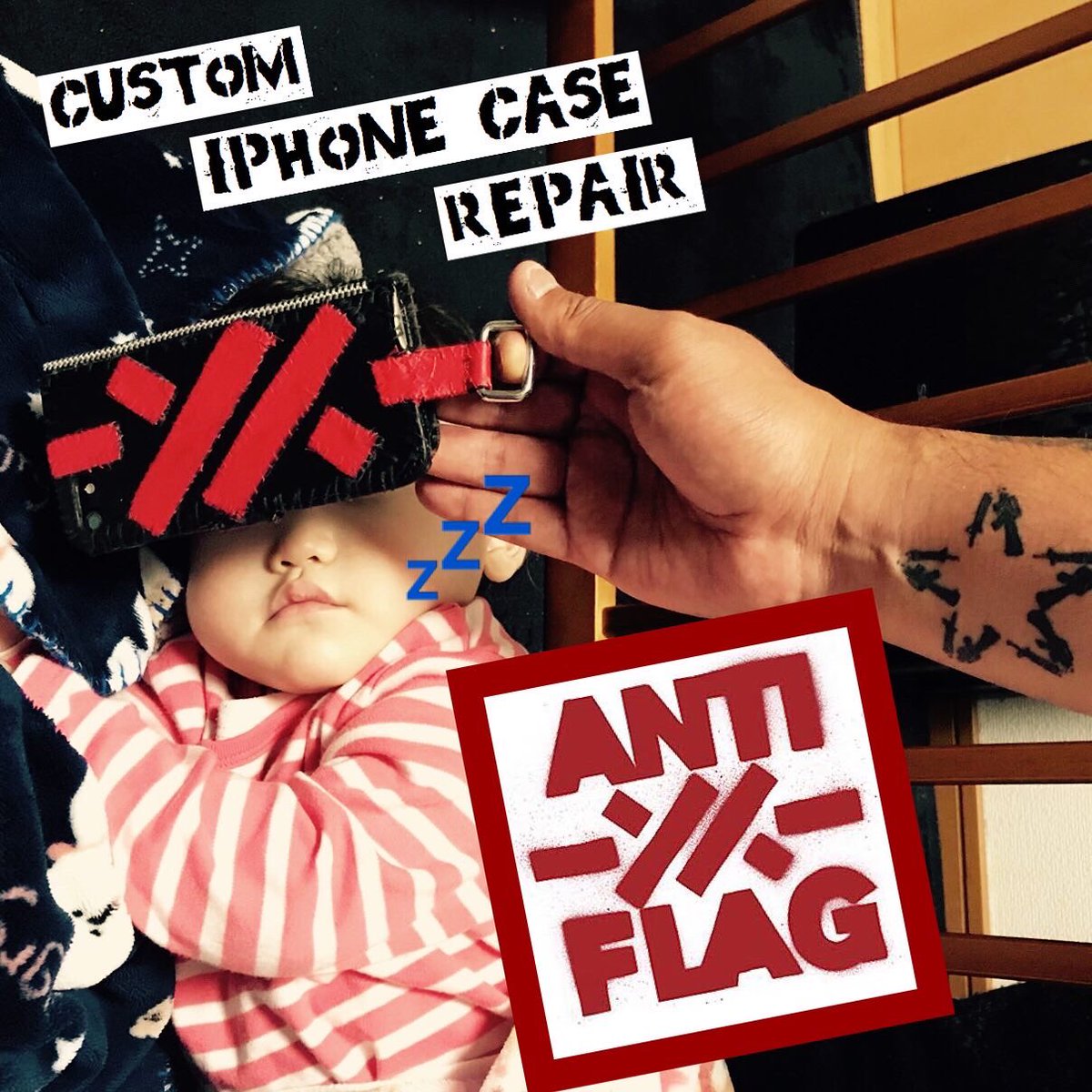 Psychoman_is_me's tweet photo. My iPhone case is broken💔
I repaired it…
【ANTI-FLAG】
➖❌❌➖
Parody design
Riders iPhone case📱
#antiflag #2020vision
#punkrock
#caseiphone #handmade #beltloop #coinpocket
#diy #repair
@anti_flag
@ChrisDos
@justinsanesolo
@xchrisheadx
#plzcometojapan❤️
🇯🇵🤝🇺🇸 https://t.co/va2CUO4h0M