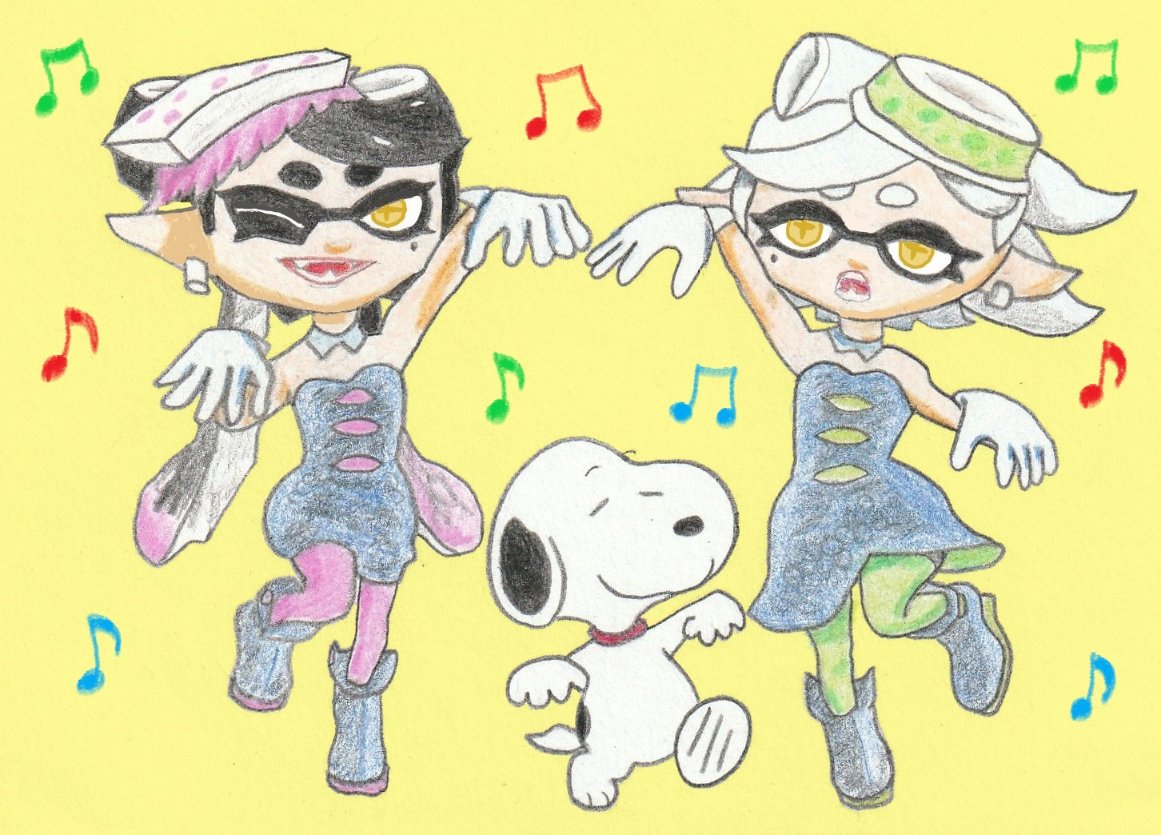 Sima Twitterren スプラトゥーンキャラとスヌーピー イラスト Illustration Snoopy Splatoon Sima Twitterren スプラトゥーンキャラとスヌーピー イラスト Illustration Snoopy Splatoon