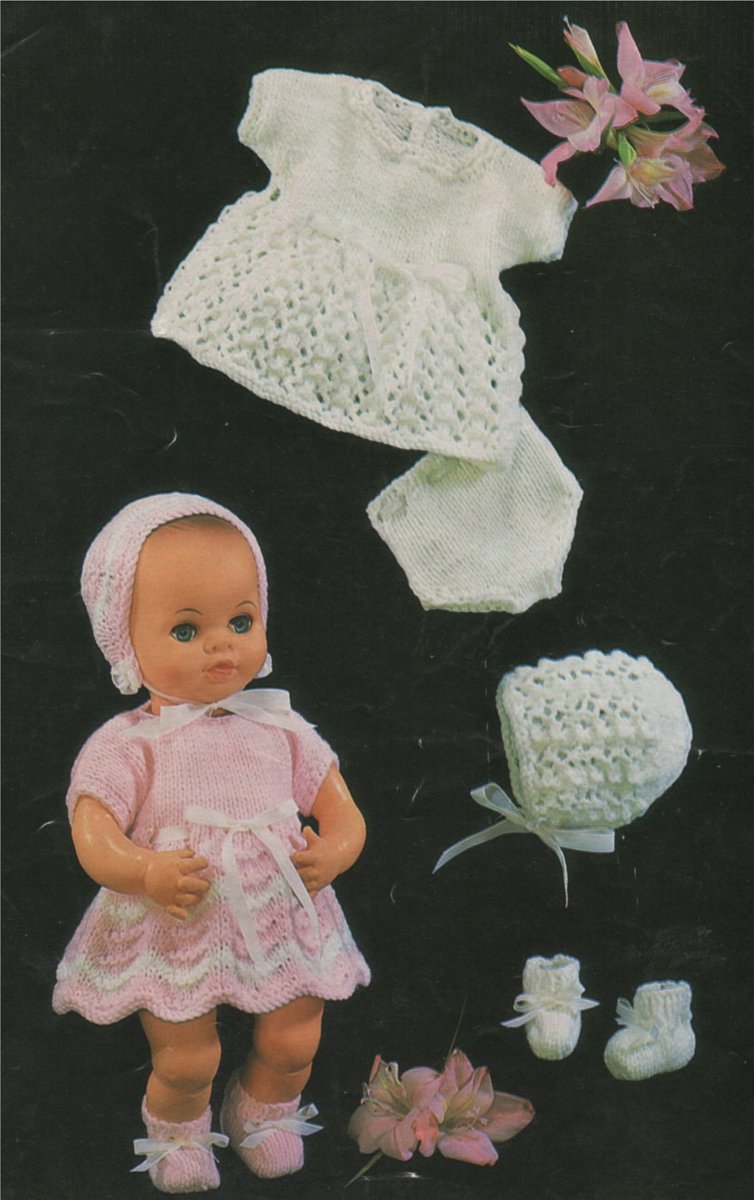 PDFPattern's tweet image. Dolls Clothes Knitting Pattern PDF for 12 inch Baby Doll, Pedigree Dolls, Baby Reborn Dolls, Vintage Knitting Patterns for Dolls, Download etsy.me/2WDqoTN #supplies #knitting #knittingpatterns #pdf #dolls #dollsclothes #12inchdoll #9inchchest #dkknittingpattern