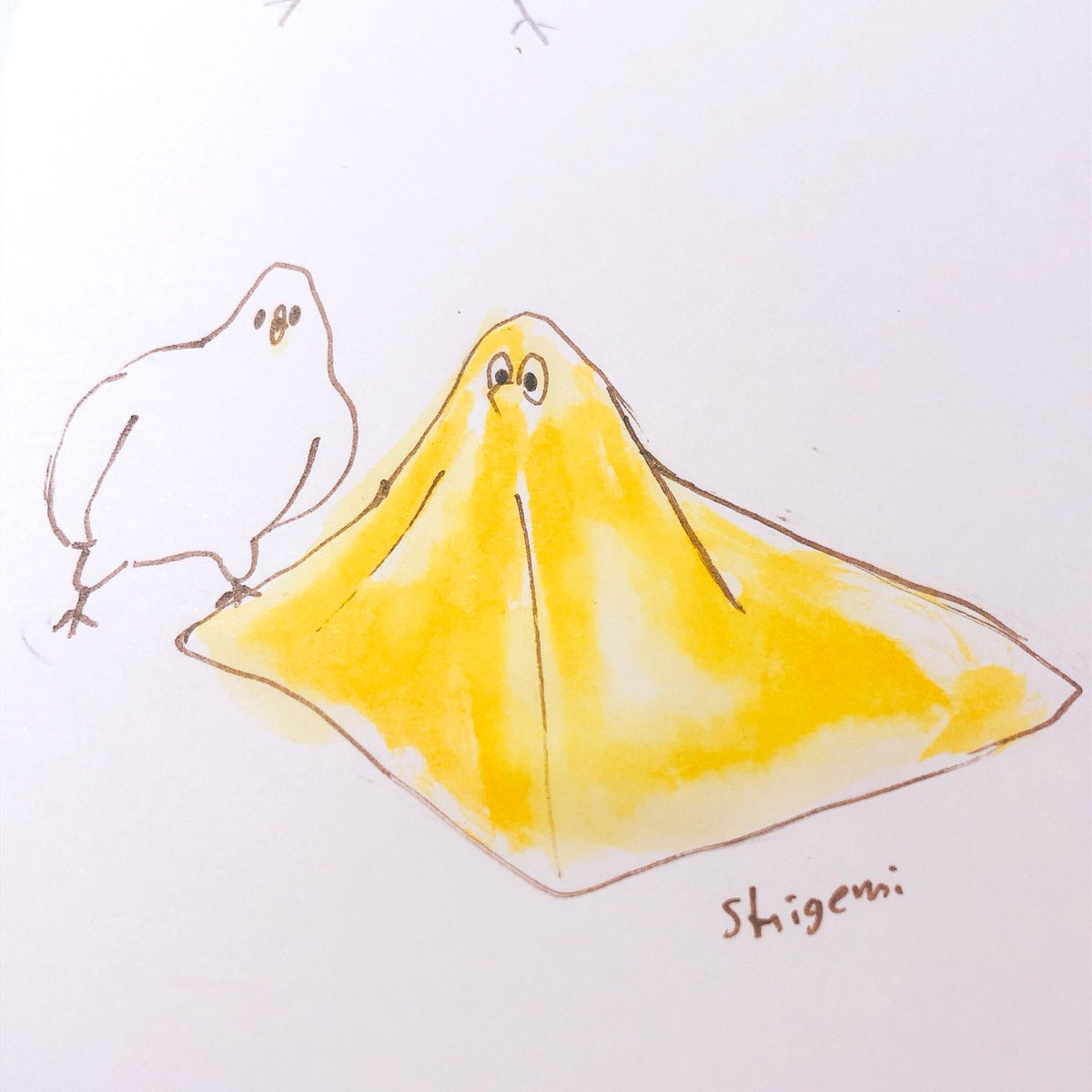 「とろけるチーズごっこ 」|shigemiのイラスト