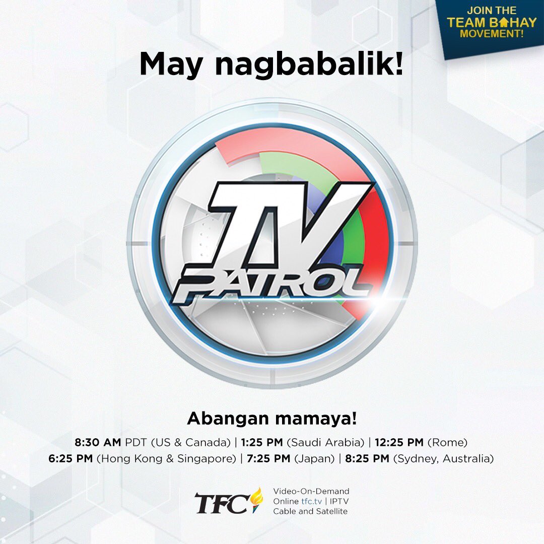 StarCinema's tweet photo. Watch #TVPatrol now! 🥰 https://t.co/KF1F1eu1sg