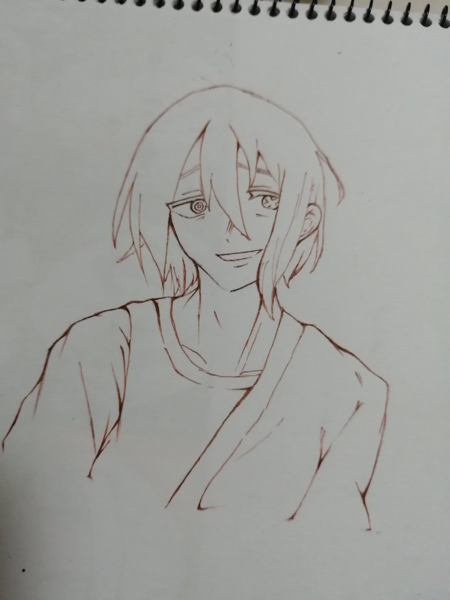 もっちゃん 低浮上 今回は誰かさんのリクエストで炎炎ノ消防隊の新門紅丸を描いてみました 途中でコピックが切れてしまう事件があったんだけど水彩でカバーしました 水彩 コピック イラスト 炎炎ノ消防隊 新門紅丸 絵描きさんと繫がりたい