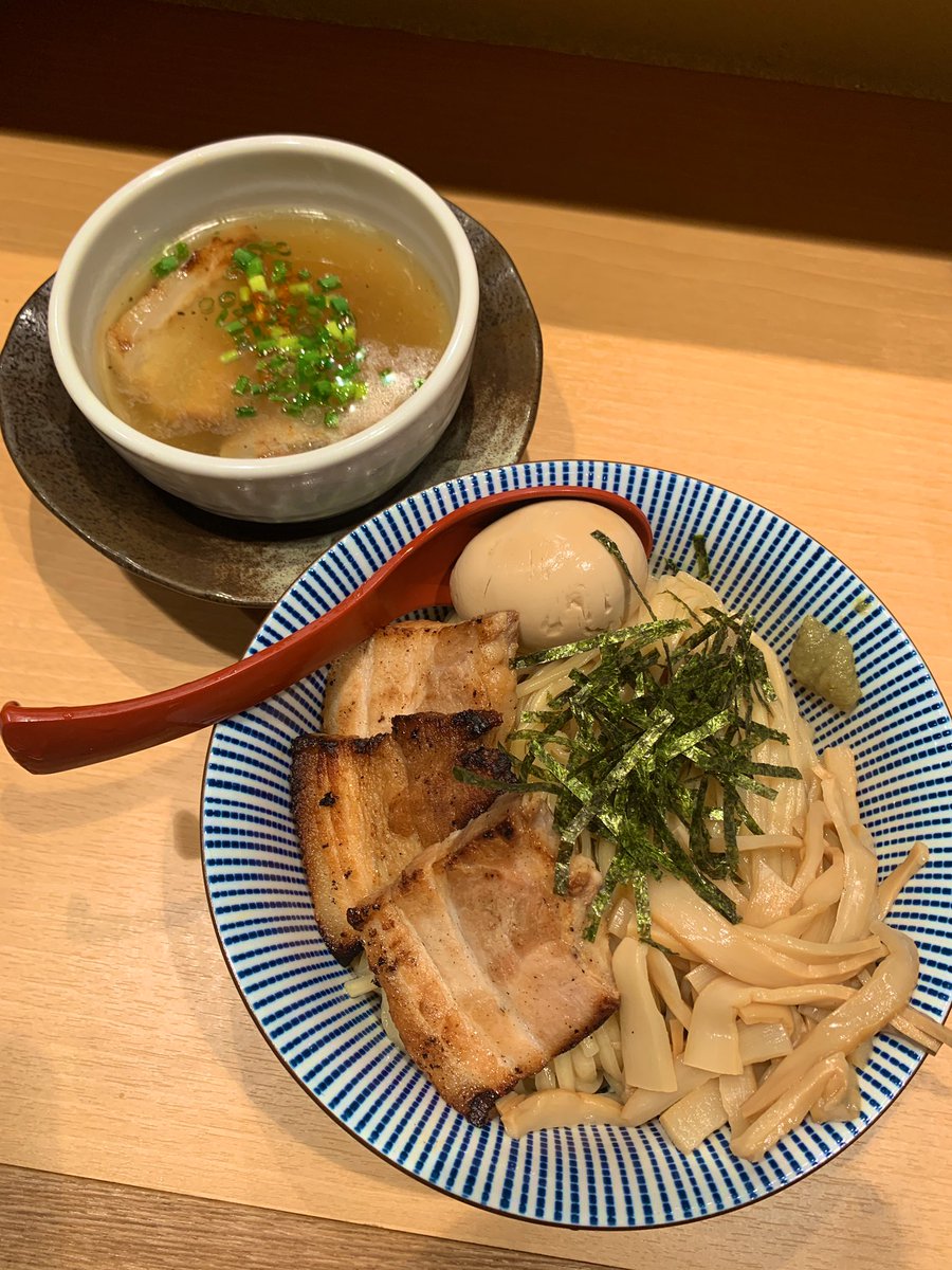 Y M 327 塩つけ麺 灯花 東京 四谷三丁目 特製 スペシャル塩つけ麺