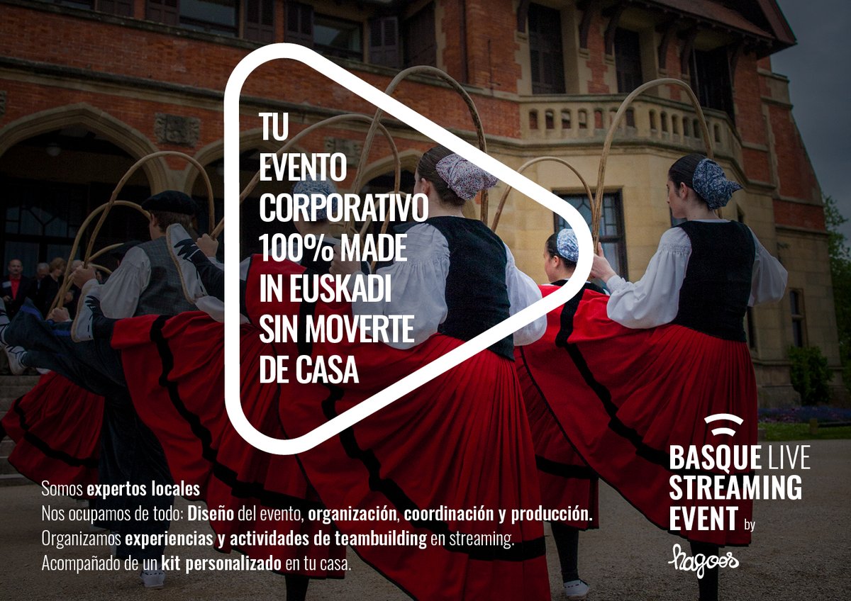 Hagoos_FF's tweet photo. Lanzamos un nuevo servicio que posibilita celebrar eventos MICE en streaming “como si estuvieras en Euskadi” https://t.co/YSOr2rAj70 #basqueevents #eventos #basquecountry #euskadi #MICE #reuniones #jornadas #asamblea #basquedmc #salvemoselturismo #hagoos https://t.co/FH6Bp4BMwN