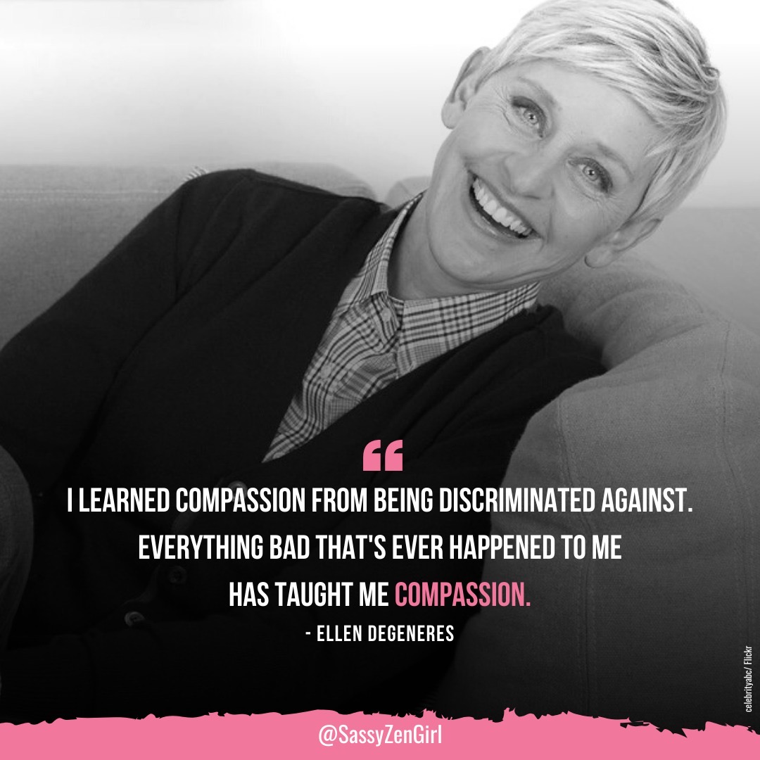 GundiGabrielle's tweet photo. Compassion...❤️ #motivation #ellen #quotes #compassion https://t.co/CkzYC0Wl3K