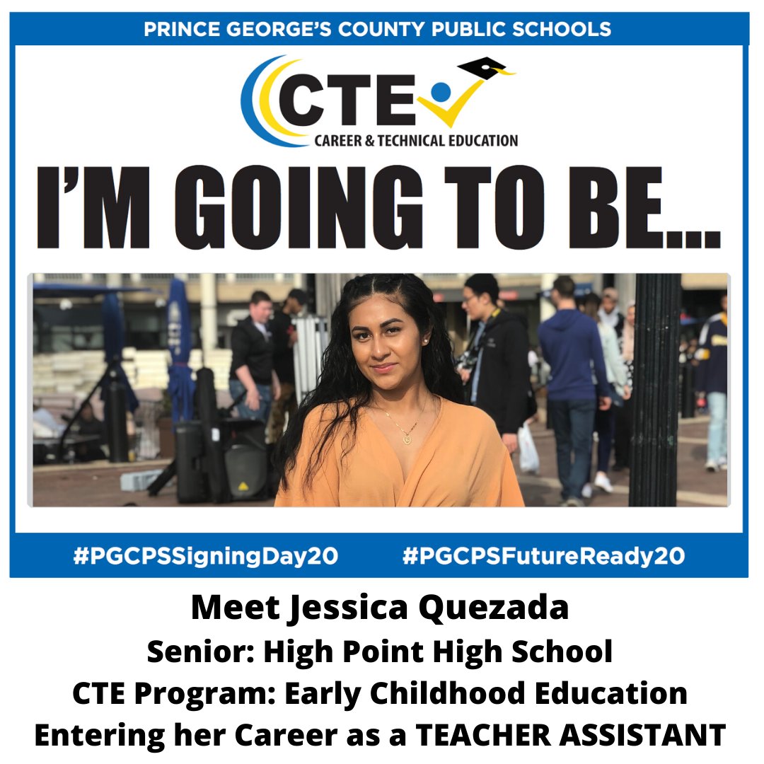 PGCPSCTE's tweet photo. Celebrating our #CTE Graduates who are entering the workforce!
Congratulations! π
#CareerReady
#LearningThatWorks #PGCPSSigningDay20 #PGCPSFutureReady20
@PGCPS https://t.co/hPR8tqUFyx