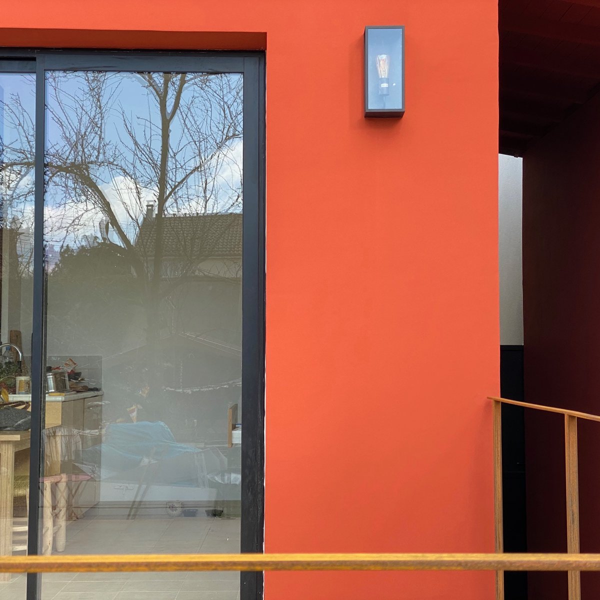 pm4Architecture's tweet photo. Extension d’une maison à #Palaiseau #detail⁠
#RedExt⁠
Chantier 01/2019⁠
#chantier #maison #extension #house #red #beton #terrasse #toiture #roof #jardin #garden #zinc #corten #workinprogress #fenêtres⁠ #rouge 
#architecture #architect #architectural #essonne #91 #igers91 https://t.co/85963lZUGi