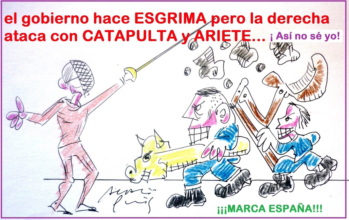CAnticapiBu's tweet photo. Viñeta de nuestro compañero Acacio Puig. 

Y es que frente al programa del capital y las amenazas de la derecha y la extrema derecha, no valen medias tintas.

¡Nos va la vida 💜💚 en ello 😷🔇! https://t.co/nvdjLfvQVD