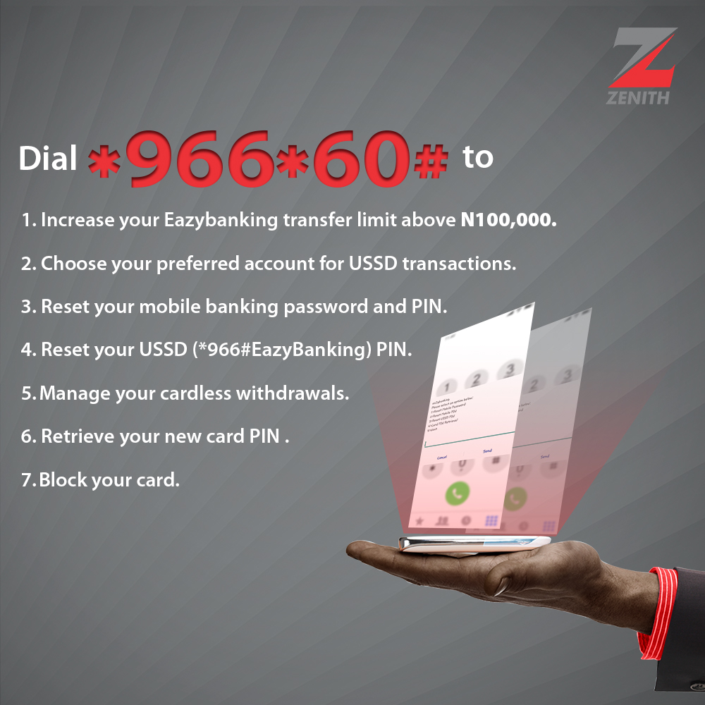 How to Create Zenith Bank Transfer Code 
