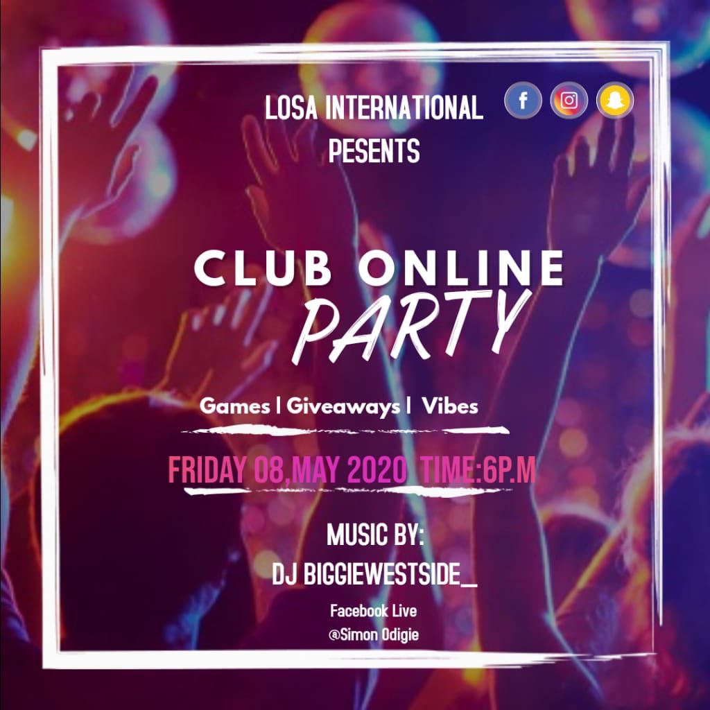losaconnects's tweet photo. Happening live tomorrow on Facebook @ Simeon odigie ... Don’t miss out💃🏽🕺🏻 https://t.co/znpFU7WMzN