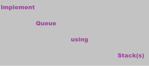 javaprogrammin5's tweet image. Implement queue using stack(s)