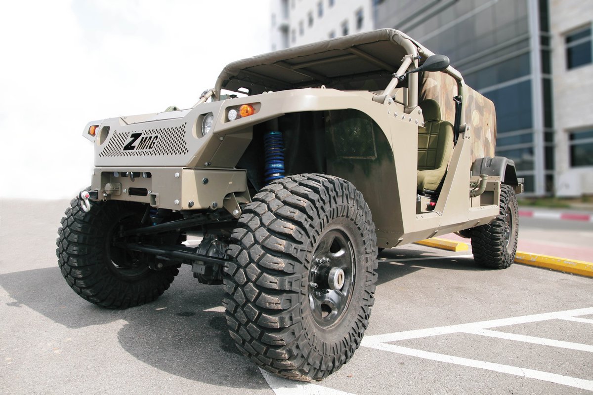 securitysplat's tweet photo. #Israel's IAI continues to diversify #GroundVehicle capabilities with the #acquisition of the #manufacturing operations of #Zibar, #Zmag, and #ZD vehicle from off-road vehicle manufacturer Ido Cohen. Pics of ZMag vehicle, credit Yoav Weiss via IAI release. https://t.co/N00tE1BwCu