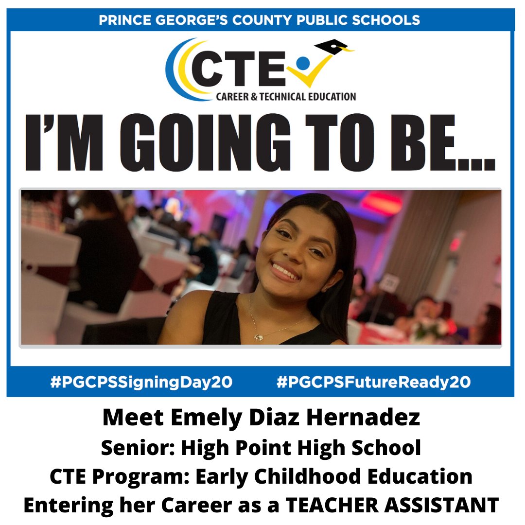 PGCPSCTE's tweet photo. Celebrating our #CTE Graduates who are entering the workforce!
Congratulations! π
#CareerReady
#LearningThatWorks #PGCPSSigningDay20 #PGCPSFutureReady20
@PGCPS https://t.co/GGn7ArUAd9