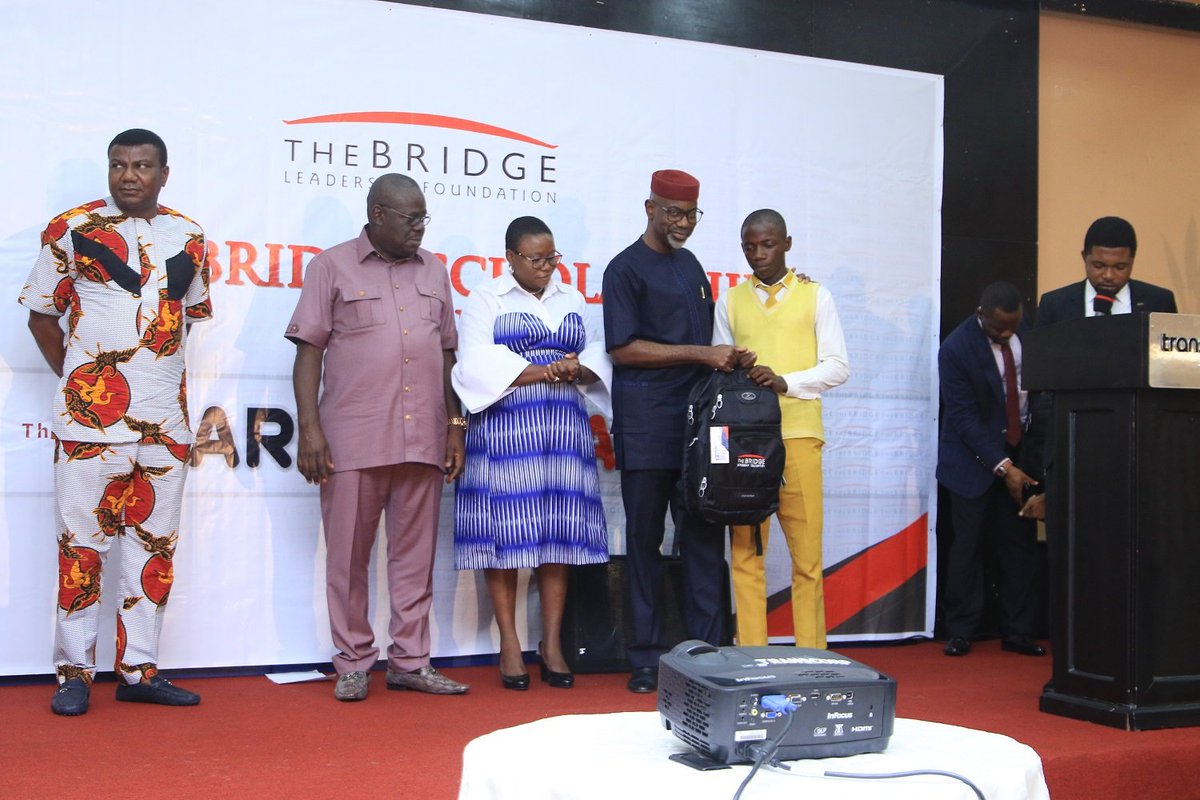 TBLFoundation's tweet photo. Throwback to 2018 Bridge Awards.
.
30 students from selected public secondary schools in Cross River State were awarded tuition scholarship and other educational materials.
.
#TBLF #Scholarship #BridgeAwards #Leaders #Youth #Education #Throwback #ThrowBackThursday # https://t.co/JS4V07AyM0