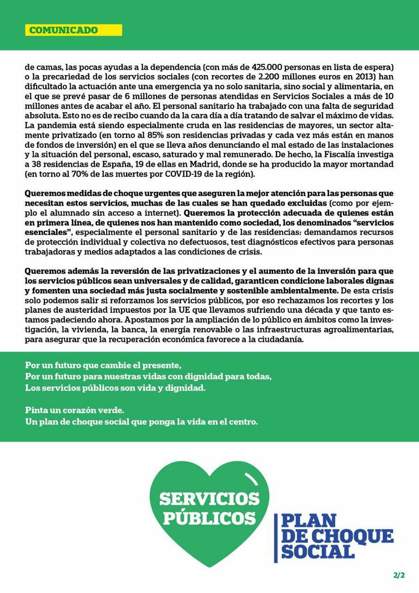 NoemiPAH's tweet photo. [COMUNICADO]

@PlanDeChoque

Los #ServiciosPúblicos son vida y dignidad.

#PintoUnCorazónVerde https://t.co/JXixh56aaW