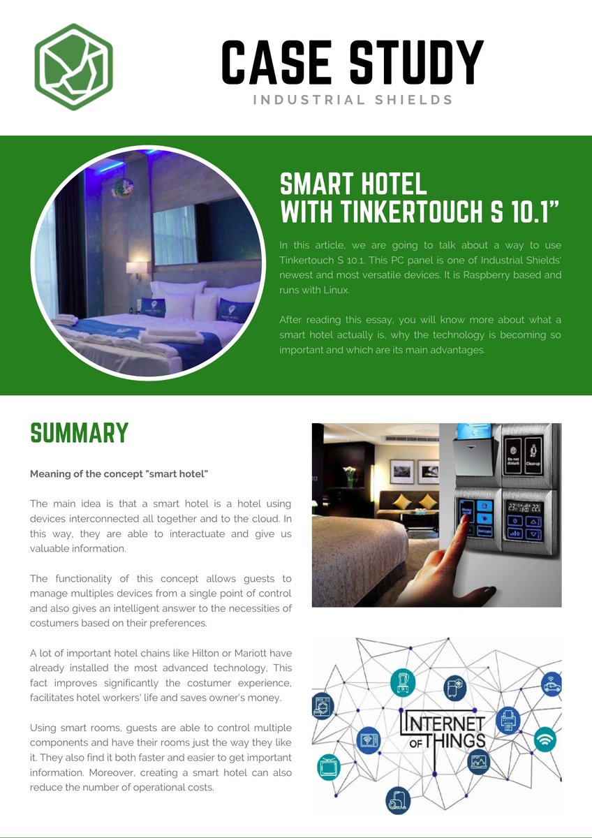 indshields's tweet photo. Are you a hotel manager? Do you want to improve your facilities? If your answers are 'yes', read the attached file and discover how to turn your hotel into a smart one, giving the best accomodation to your guests and saving money.
https://t.co/5m8RwrQYQ3
#PCpanel #Raspberry https://t.co/F8DylJhnfQ