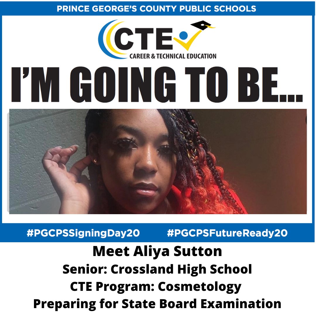 PGCPSCTE's tweet photo. Celebrating our #CTE Graduates who are entering the workforce!
Congratulations! π
#CareerReady
#LearningThatWorks #PGCPSSigningDay20 #PGCPSFutureReady20
@PGCPS https://t.co/RWMudawNzM