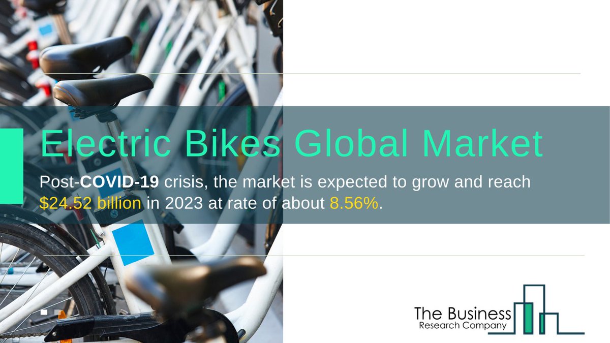 tbrc_info's tweet photo. Read on the #electric #bikes market: https://t.co/NXJLLpar9S
.
#ebike #AI #AsiaPacific #COVID19 #coronavirus #pandemic #Yamaha #GiantManufacturing #Accell #TrekBikes #Mahindra #BionX #JiangsuXinri #Bosch #DerbyCycle #Panasonic #TheBusinessResearchCompany #TBRC #GlobalMarketModel https://t.co/mfqUmzWPNu