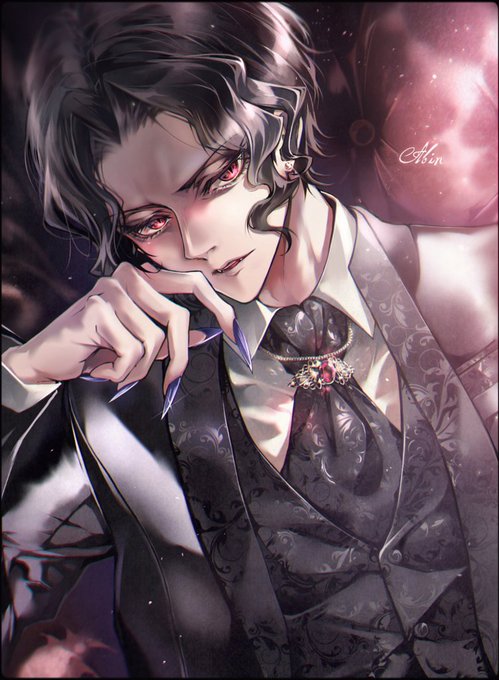 𝐀𝐛𝐢𝐧-ｱﾋﾞﾝ-🐦‍⬛🐍🕊さんがTwitterに投稿した鬼舞辻無惨(鬼滅の刃)のイラスト。