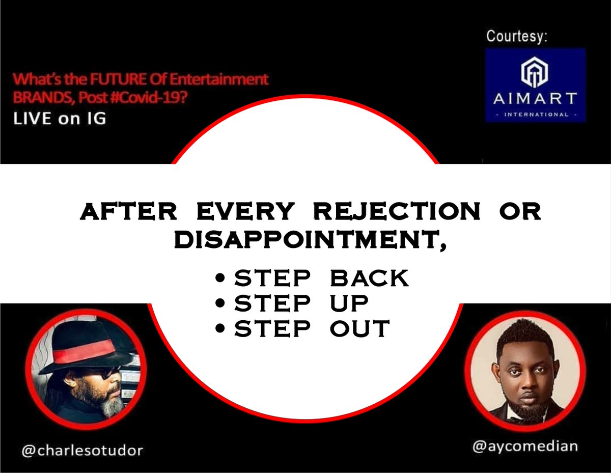 AimartRealtors's tweet photo. Did you know that AY LIVE show was birthed as a result of rejection?

THREAD 👇 https://t.co/6ONMI74DUW