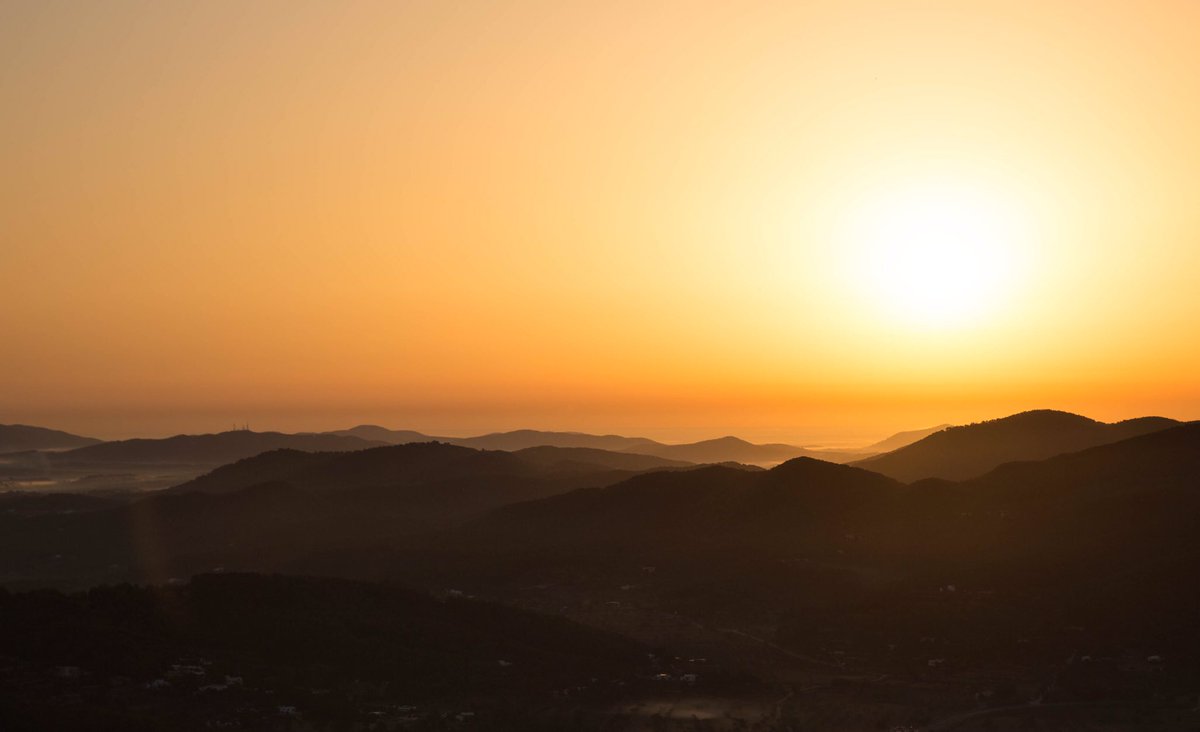 Sunrise from the highest point in ibiza, Sa Talaia #ibiza #ibiza2020 #eivissa #sunrise