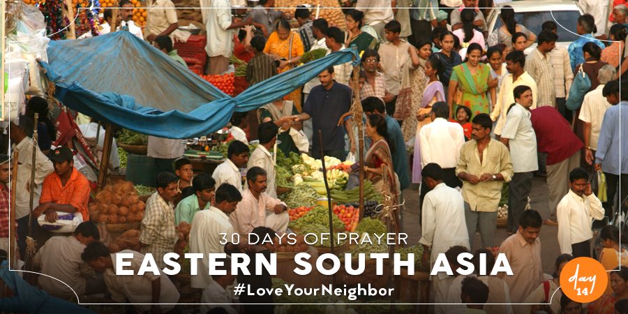 PLMissions's tweet photo. Day 14- Pray for Muslim families and communities in Eastern South Asia to hear the Gospel and turn to Jesus together.⁣ #LoveYourNeighbor https://t.co/xOZmzCUESD