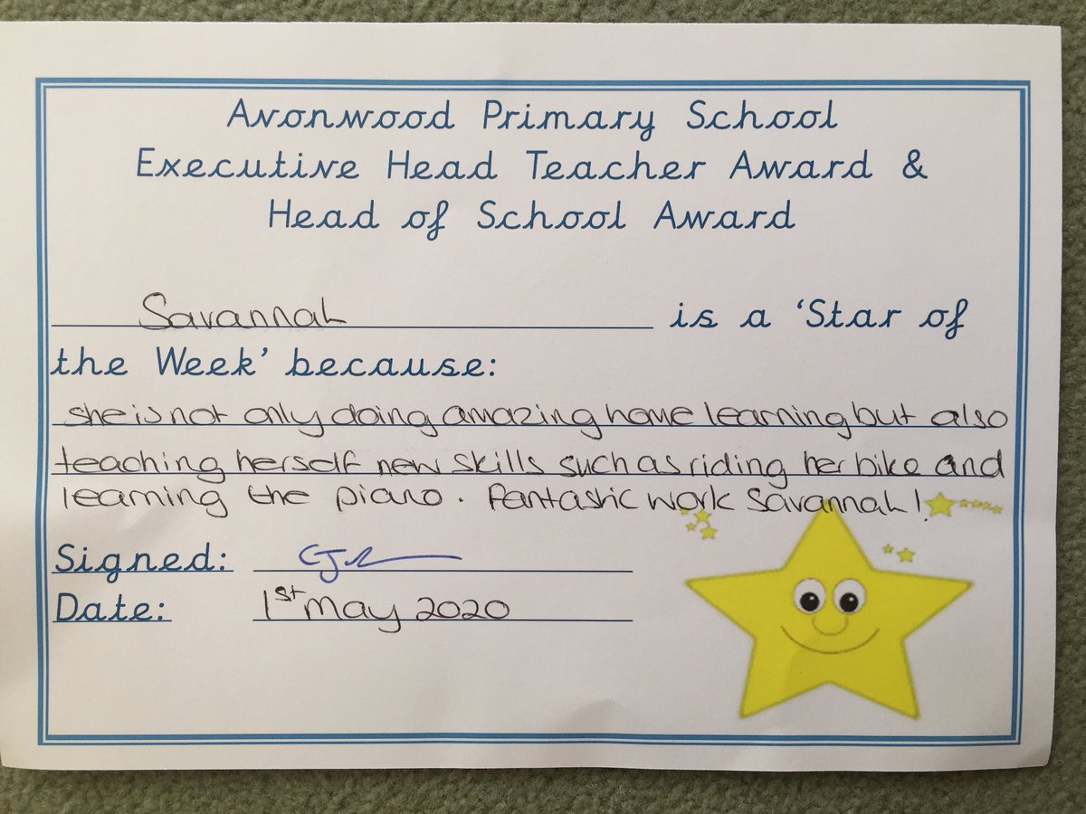 PouncinPanthers's tweet photo. The whole family is totally overwhelmed with excitement as both Savannah AND Jonty have earned themselves the Head Master’s ‘Star of the Week’ award! 🌟 Thank you so much @AvonwoodYear1  @AvonwoodEYFS and @AvonwoodHead 🥳👏🌈💕🌟 We even had a Star assembly this morning!! 🌟 https://t.co/uHTEaHy607