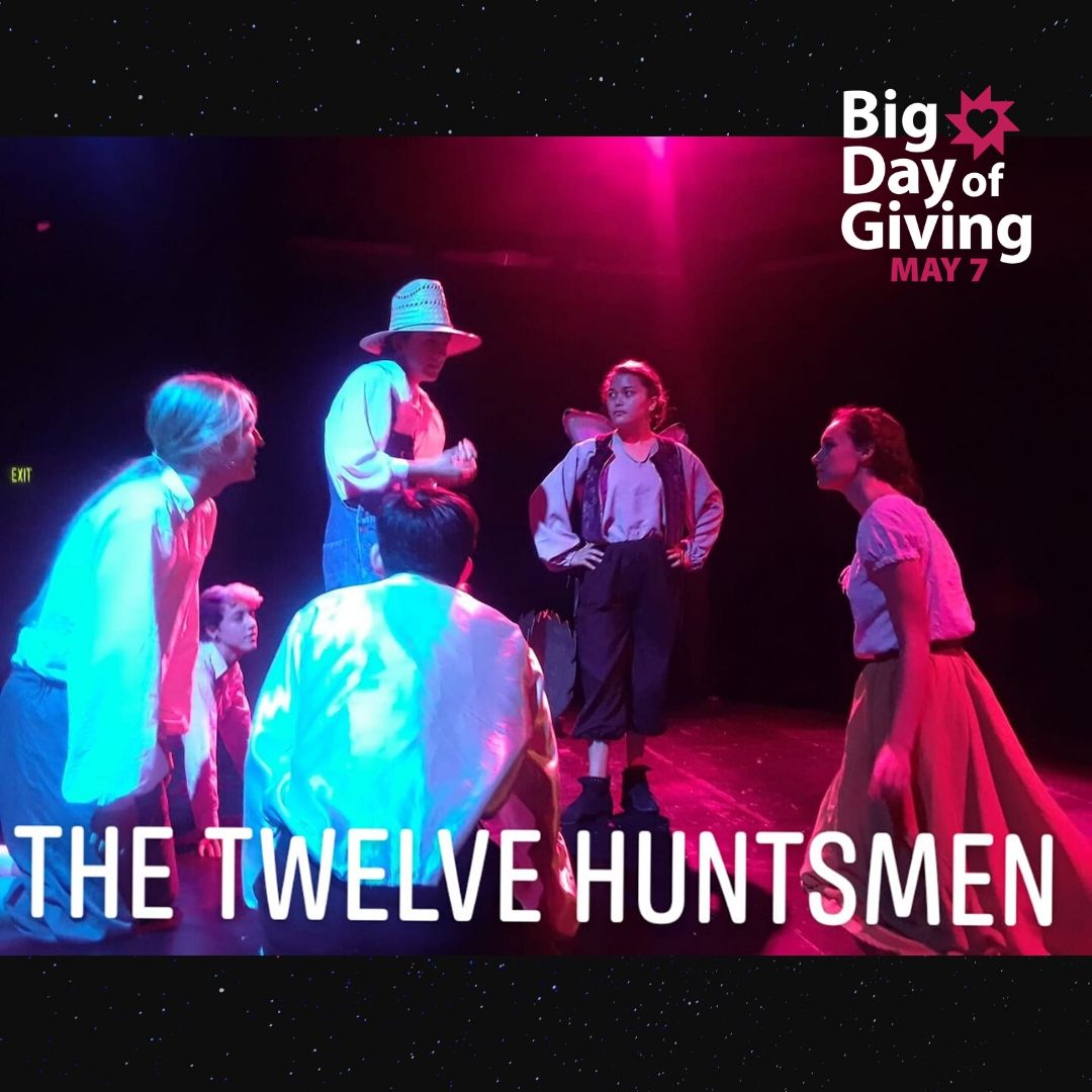 ACMEtheatre's tweet photo. We are now marathoning thru The Twelve Huntsmen by Acme alumnus Briandaniel Oglesby!  This play had it's world premiere on the Acme stage back in 2018.  Come relive the magic over at https://t.co/MvN9kphR37 https://t.co/wdjuRiBRAC
