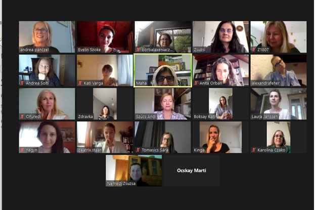 panczel_andrea's tweet photo. It was my great pleasure to moderate the first online Women in Energy Lounge. All our members from Katar to Amsterdam and Budapest are very inspiring and amazing women. Women power is needed especially in this difficult situation. https://t.co/bqRk6v9Ywd