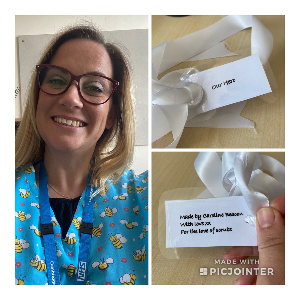 bewseyr's tweet photo. Absolutely in love with my bumblebee scrubs 🥰 thanks so much @FTLOS_RutLincs I want to wear them all the time #buzybee 🐝 @CPFT_NHS @NELFT Thank you Caroline Beacon you are my new fav person 😘 https://t.co/9w4iFKHppN