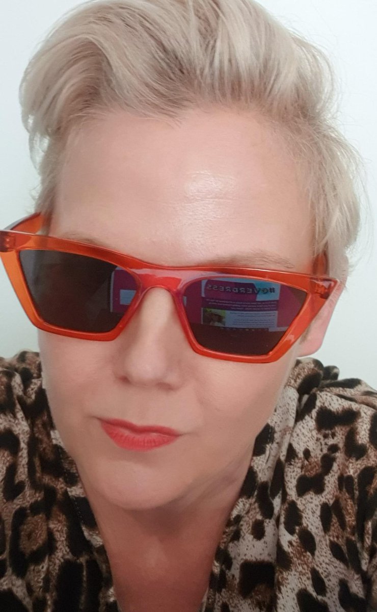 emmageuk's tweet image. Entirely appropriate home office attire! #overdress for @age_uk Text DRESS to 70800 to donate £5 to help us help more older people #BankHolidayWeekend #sunglasses #stayinoverdress