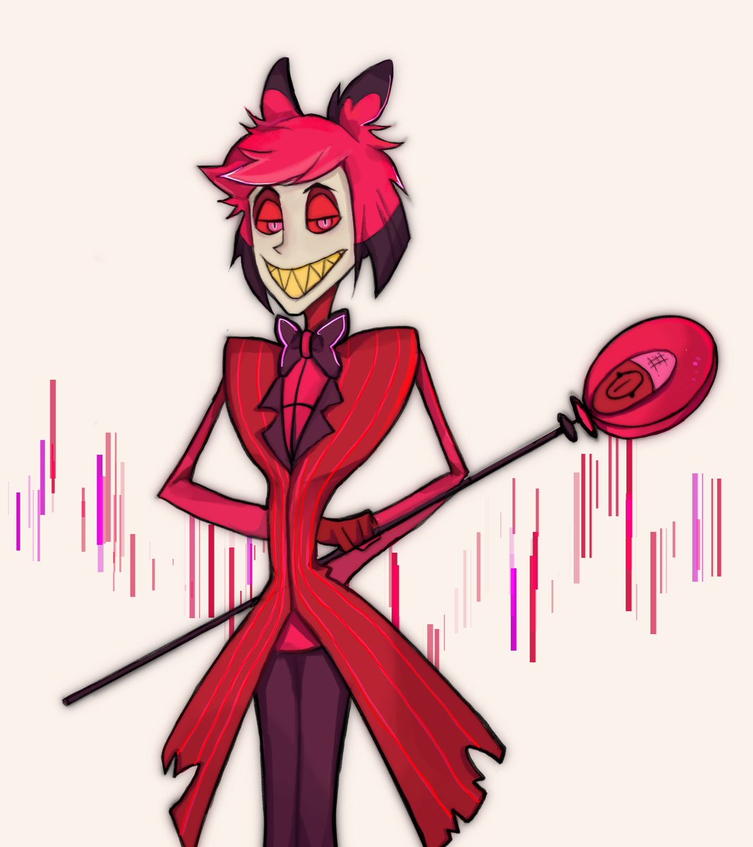 TSCewbsc's tweet photo. #Alastor #HazbinHotelFanart https://t.co/mGBtLQciDB