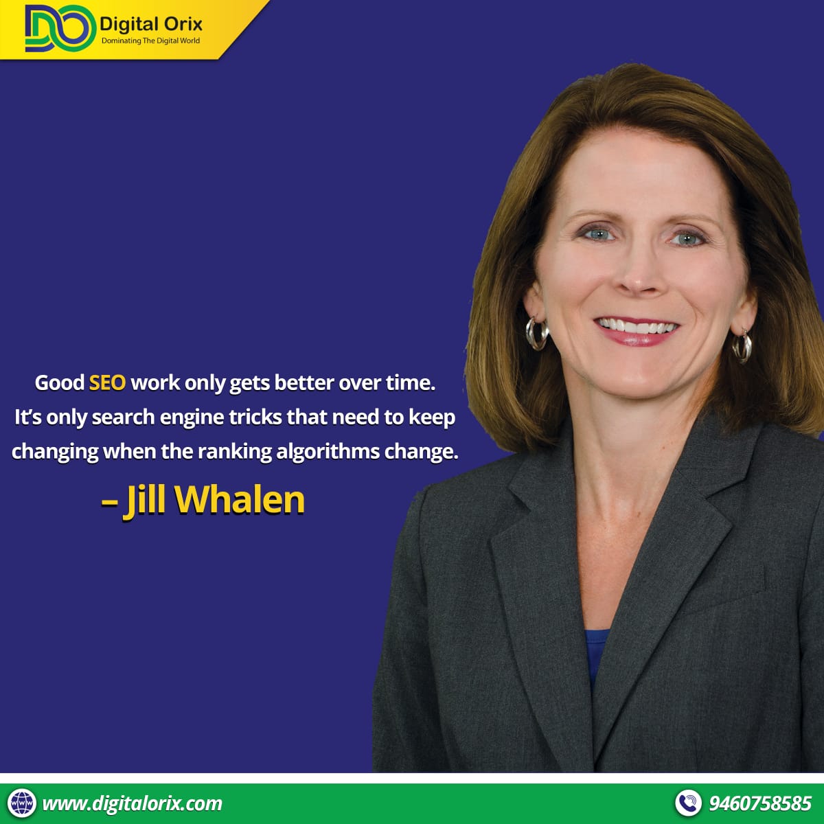 rampagoecuheng's tweet photo. "Good SEO work only gets better over time. It’s only the search engine's tricks that need to keep changing when the ranking algorithms change. – Jill Whalen"

#DigitalMarketing #digitalmarketingtips #DigitalMarketingServices #digitalmarketingagency #MotivationalQuotes #marketing https://t.co/Nc60c2n5Qx