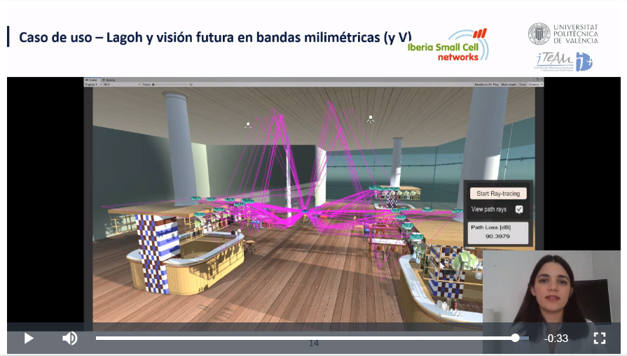 Our #WaveComBE ESR <a href="/dapraal/">dapraal</a> from @iTEAMUPV and Luis Breton from <a href="/AxionTeleco/">Axión</a> present posible solutions for deployments at #mmWave for indoor hotspots at <a href="/5G_FORUM/">5G FORUM</a> 
Look at the #demo👉virtual.5gforum.es/VideoPlayer.as…