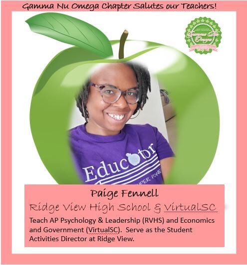 GNO_AKA's tweet image. “There are not enough words to thank you for all that you do!” S/o to our GNO educators! Stay tuned for more features as we appreciate our teachers 💕💚#teacherappreciationweek #akaeducators