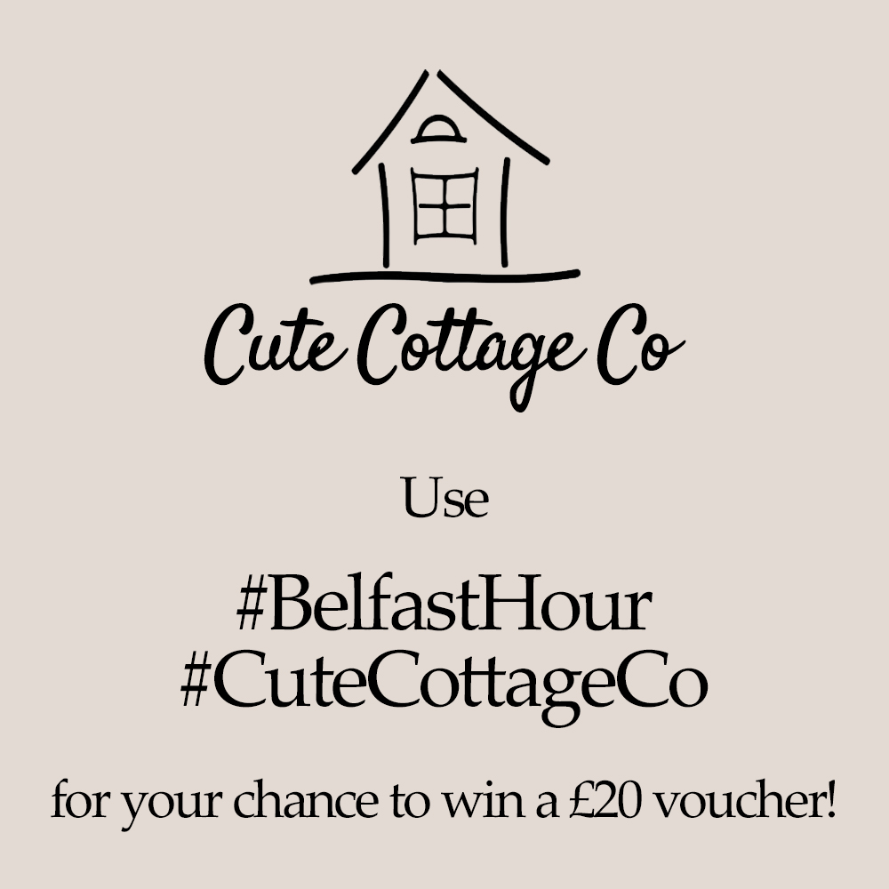 BelfastHourNI's tweet photo. If you are just in say hello to tonight's featured business @CuteCottageCo! Check them out here https://t.co/s7TNJZS5EQ and enter for their cool £20 Candles and Wax Melts Voucher giveaway by using #Belfasthour #CuteCottageCo in your tweets! https://t.co/tOg38Q6RSK
