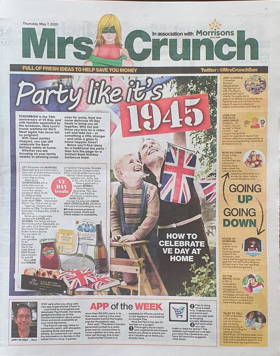 Fantastic to be featured as #AppOfTheWeek by <a href="/MrsCrunchSun/">MrsCrunchSun</a> in <a href="/TheSun/">The Sun</a> today with <a href="/Morrisons/">Morrisons</a>. Great timing too with the release of the new #update
Download now from the App Store
apps.apple.com/gb/app/superma…
Or Google Play
play.google.com/store/apps/det…