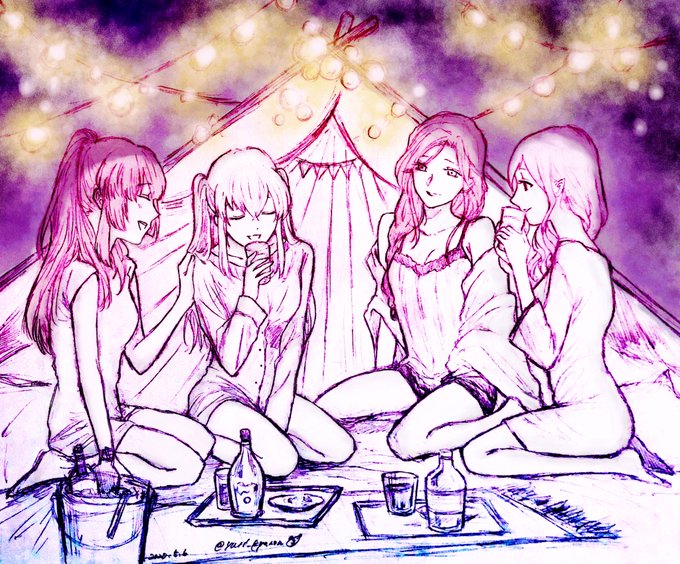 禁断女子会のtwitterイラスト検索結果 禁断女子会のtwitterイラスト検索結果