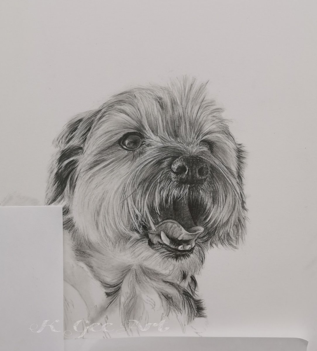 Something I've been dying to get done. I've had to resort to a temporary workspace whilst I sort my art room out, and this piece is way behind schedule for a family member. But heres som progress I wanted to share ✌🏻
.
.
#art #artist #dogsoftwitter #ThursdayMotivation