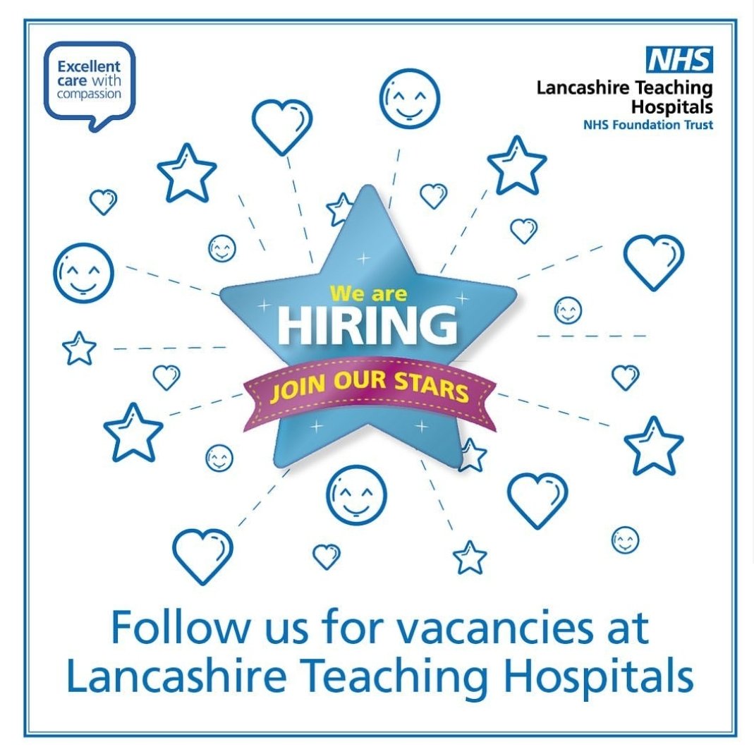 We've just launched our Lancs Teaching Hospitals Jobs page on Instagram so would 💜 you to follow us on there &amp; share with friends/families.

Our adverts are only effective if we reach people who are both actively looking &amp; passively browsing :)
 instagram.com/lancshospjobs?…