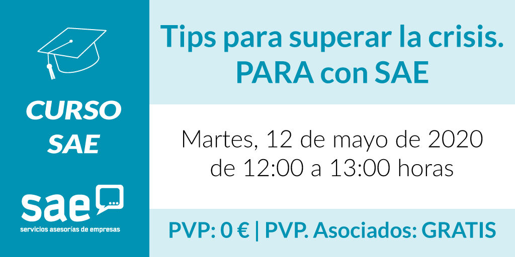 La crisis del COVID-19 requiere que nuestros clientes nos vean como un apoyo  que le aporte soluciones ajustadas a sus necesidades. Os invitamos a asistir a la sesión informativa y conozcáis el producto: “PARA”: Plan de Análisis, Recuperación y Avance: bit.ly/35AbHou