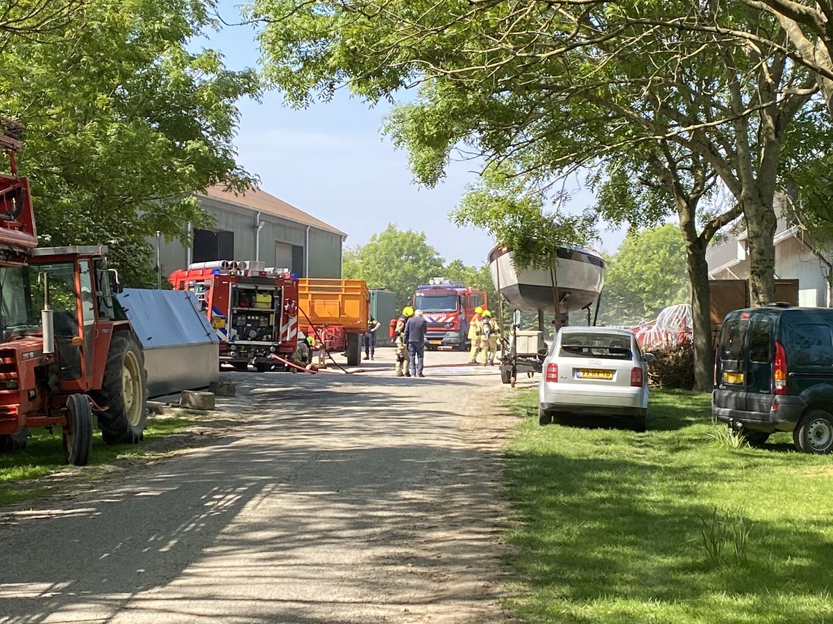 Melding middelbrand Dreischor