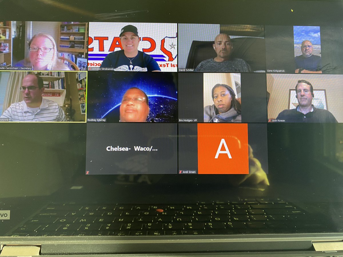 CTATS07's tweet photo. CTATS zoom Board Meeting, so excited to be apart of this organization! Great things will be happening, make sure you join and become a part of it.  #CTATS https://t.co/4CyCdp8o9q